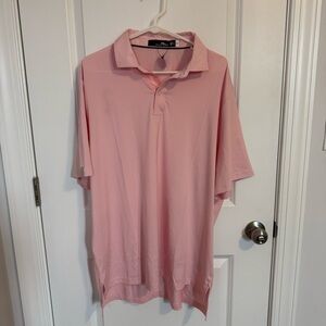 RLX Ralph Lauren Performance Classic Fit Polo Golf Shirt‎ Size XL Pink